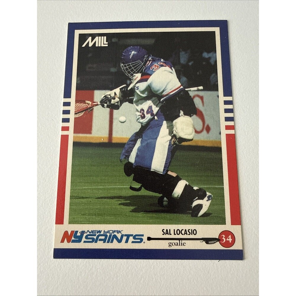 1993 STX Nastasi MILL Lacrosse Sal Locasio #45 Card